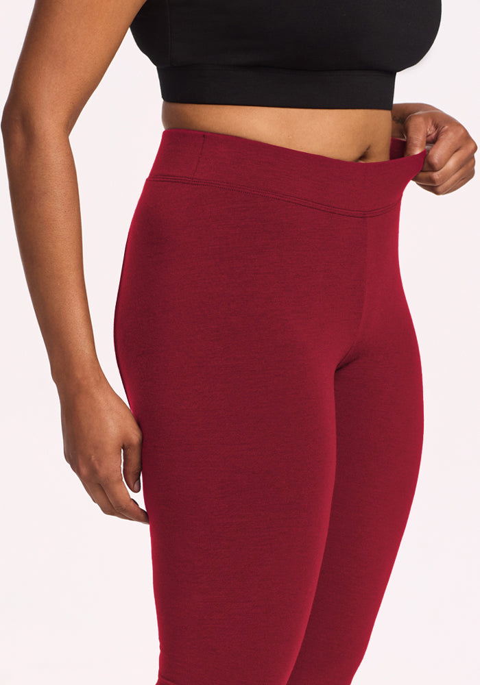 Stella Leggings - Pinot Noir