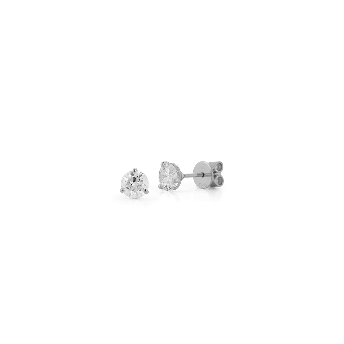 DRD Diamond Solitaire Studs 0.50 Ct. Total Weight