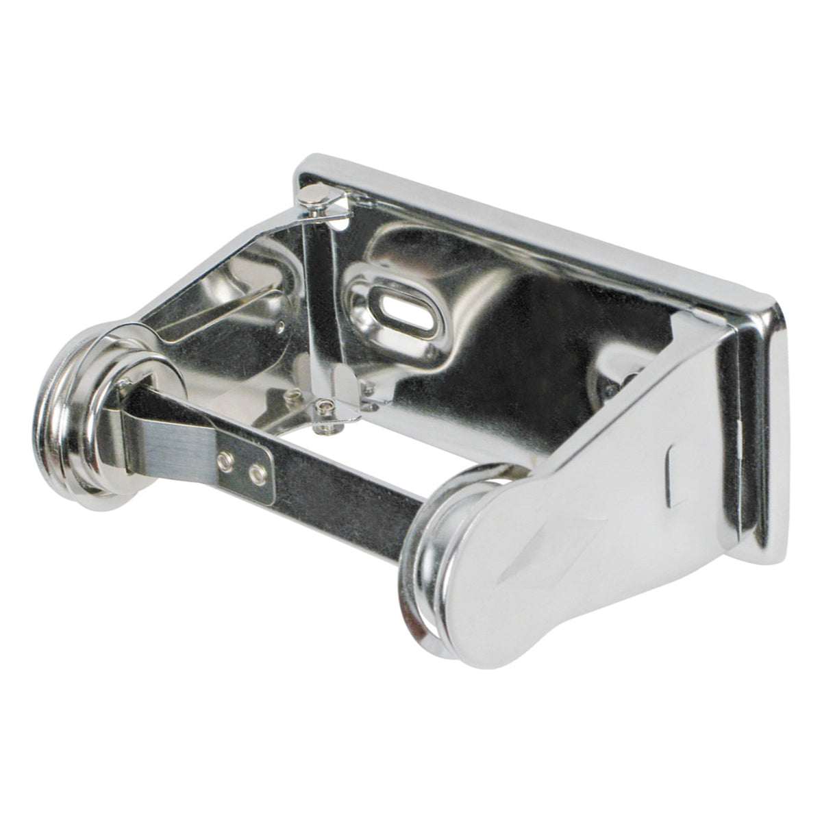 TTH-1 - Toilet Tissue Holder, Single Roll, Chrome Plated