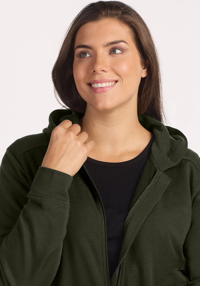 Darby Zip Up Hoodie - Duffel Bag