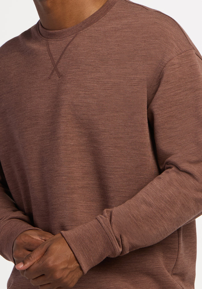 Miles Crewneck - Sable Heather