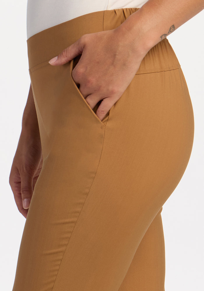 Nicole Tall Ankle Pant - Saddleback