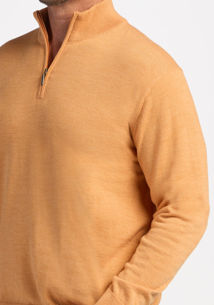 Enzo 1/4 Zip - Butterscotch