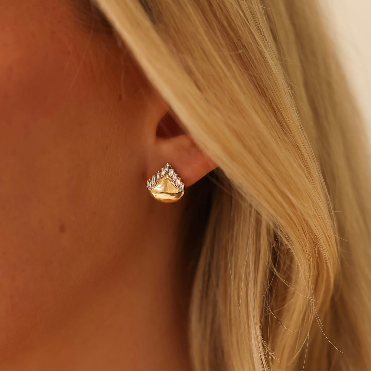 Sadie Pearl Gold Ear Cuffs