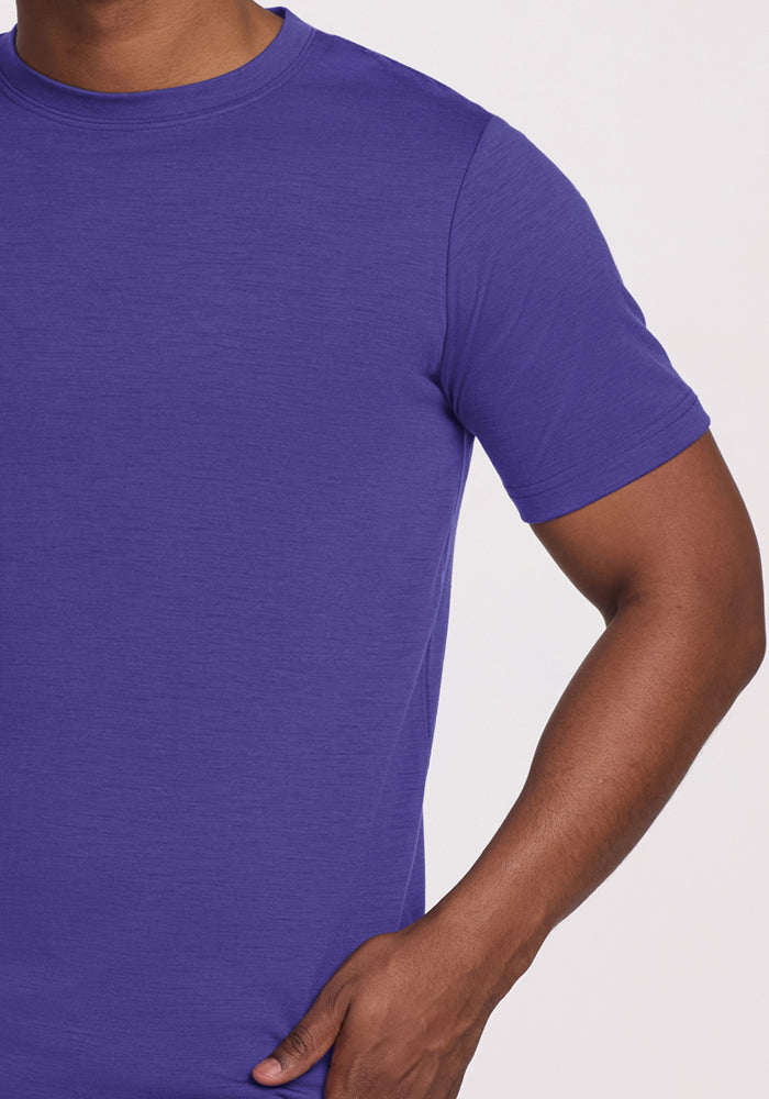 Endurance Tee - Berry Indigo