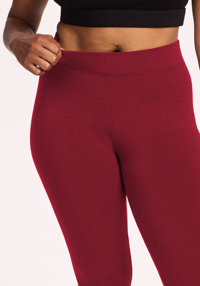 Stella Leggings - Pinot Noir