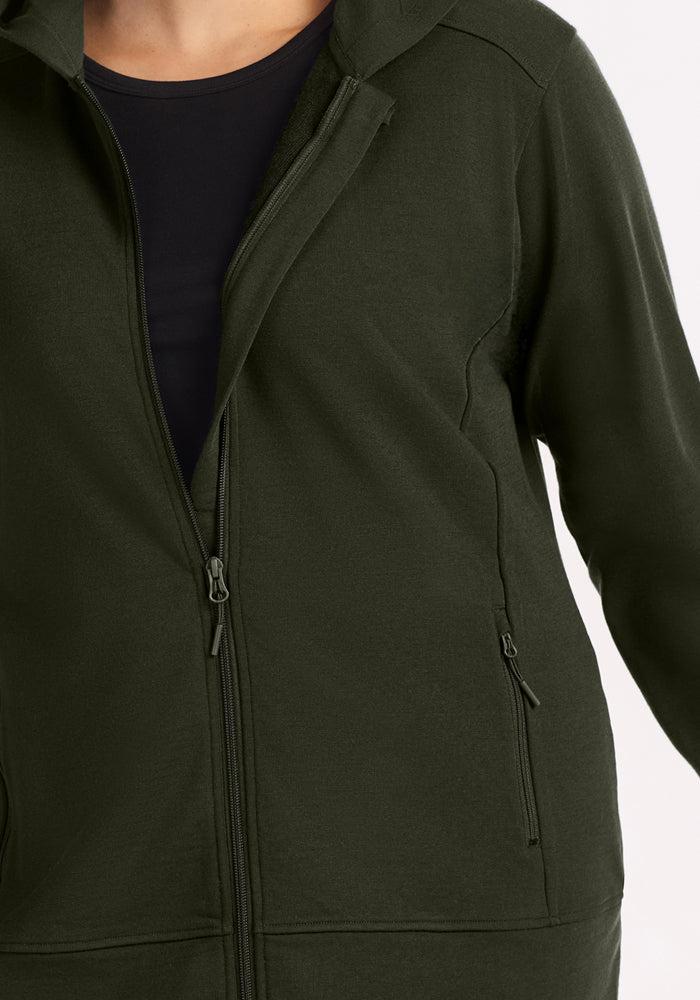 Darby Zip Up Hoodie - Duffel Bag