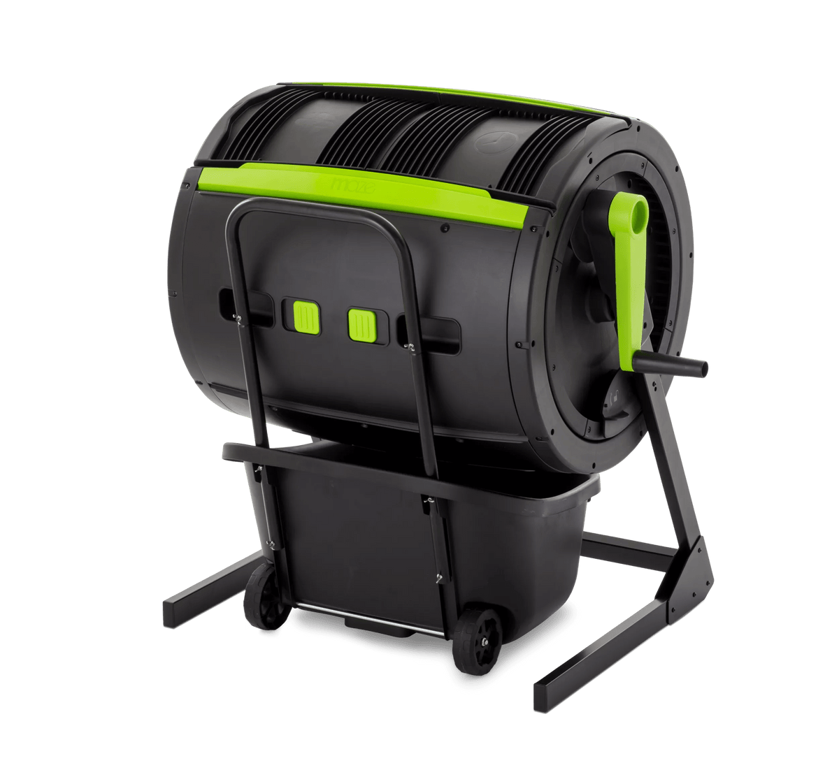 Maze 65 Gallon Compost Tumbler & Cart Combo