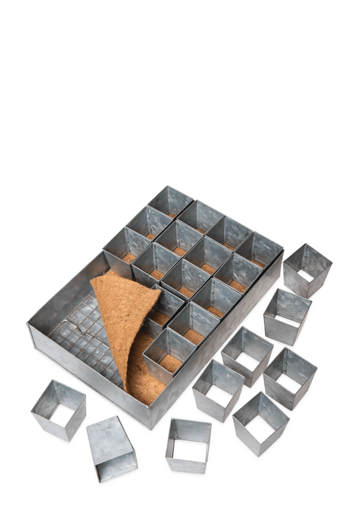 Self-Watering Galvanized Seed Starting Tray
