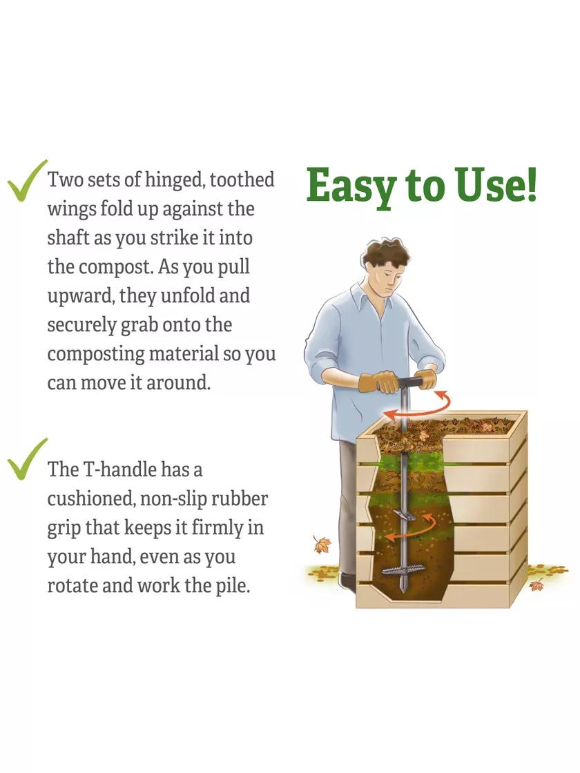 Double-Up Compost Aerator