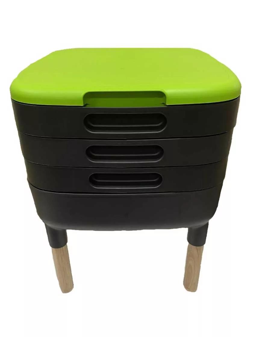 Maze Worm Farm Composter Trays with Wood Legs