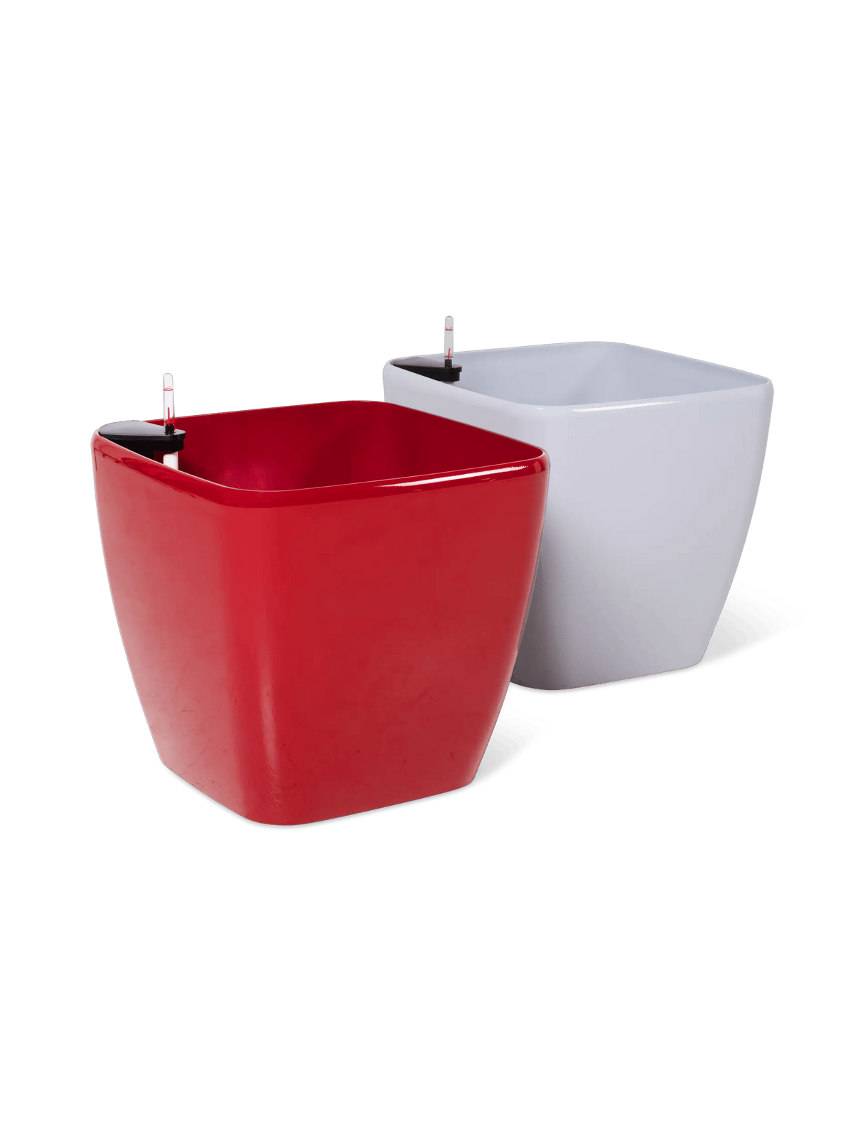 Viva™ Square Self-Watering Rolling Planter, 20" Diameter, Set of 2