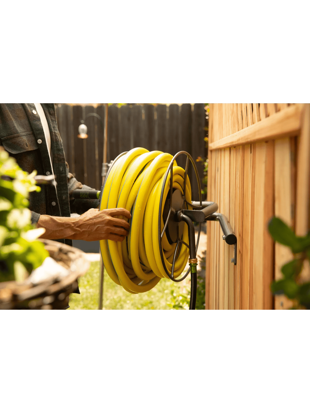 Yard Butler® Wall Mount Swivel Hose Reel