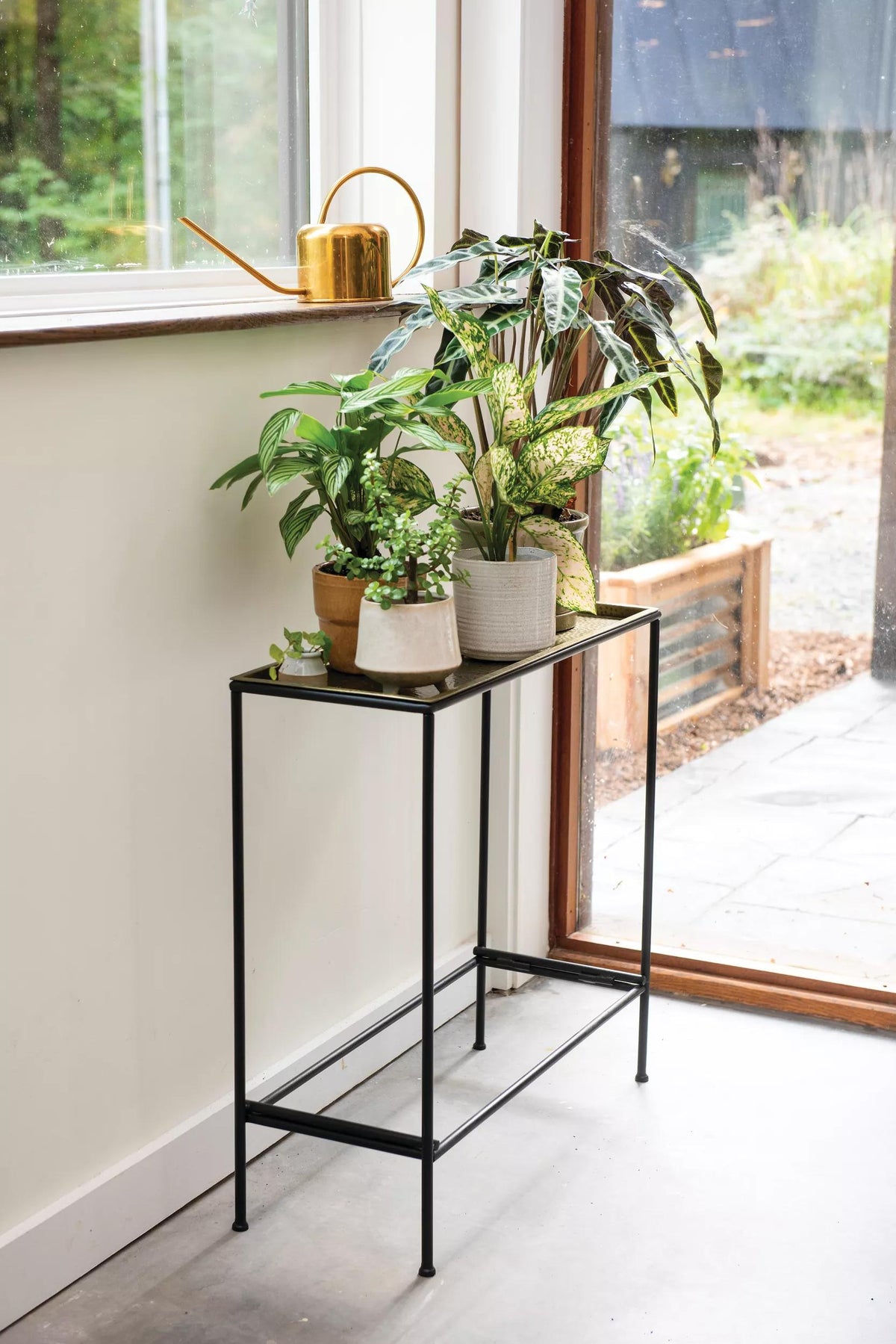 Sleek & Slender Plant Stand Side Table