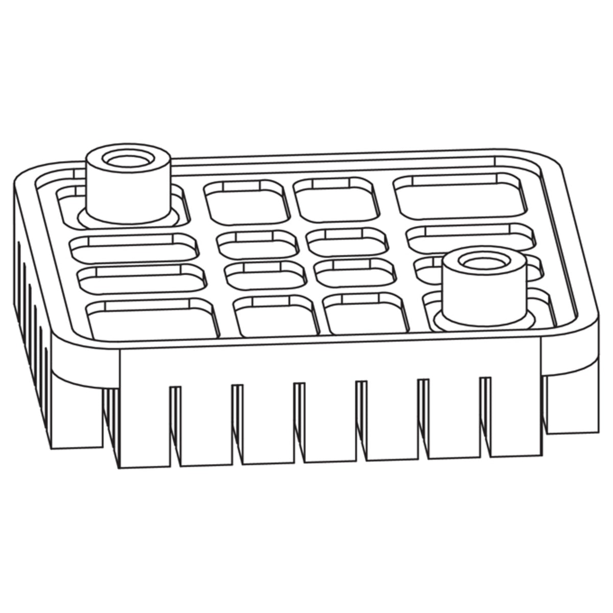 HFC-PBH - Push block holder for HFC-series