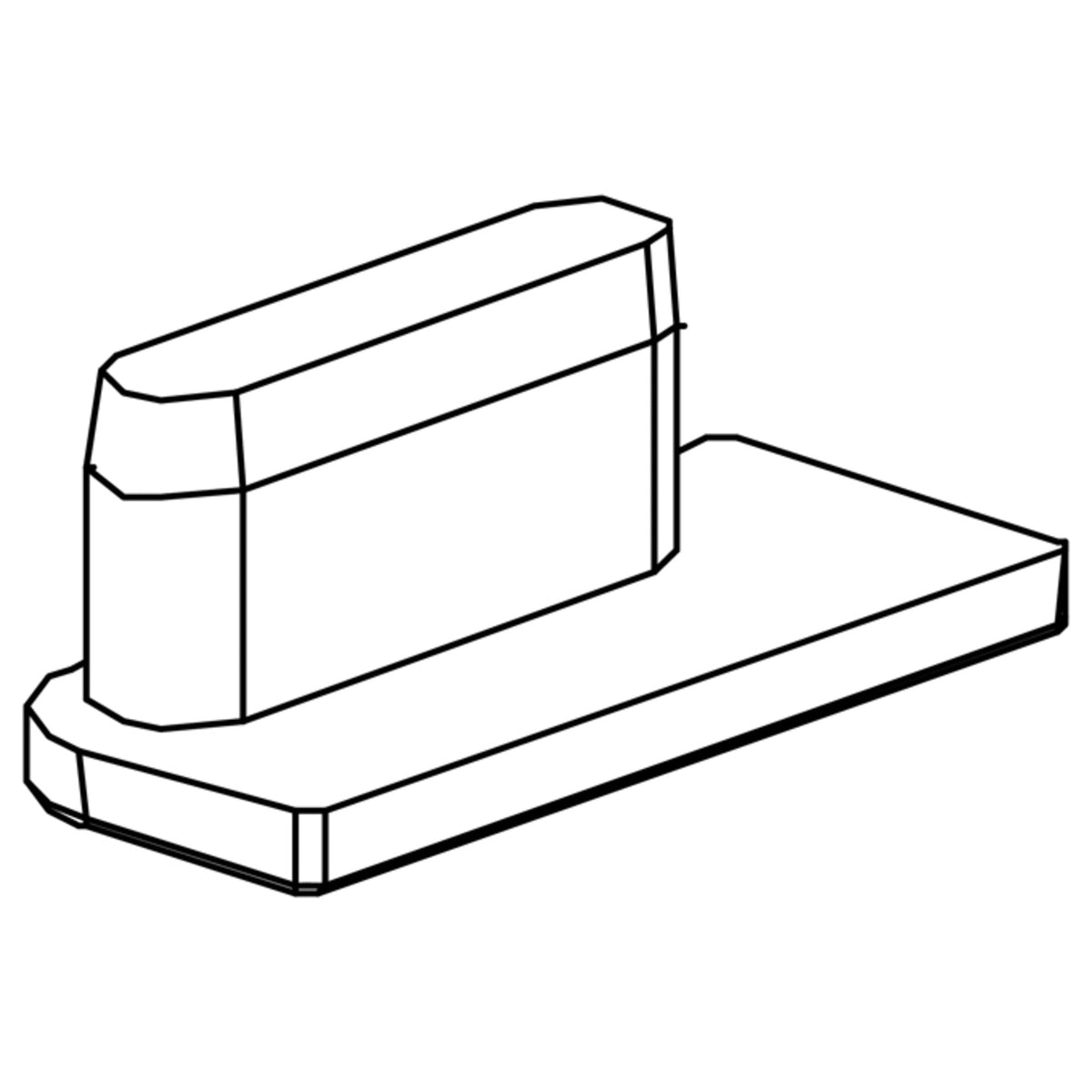 EDM2-P2 - Right Rubber Foot for EDM-2