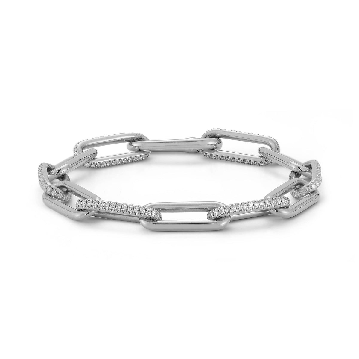 DRD Diamond Paperclip Bracelet