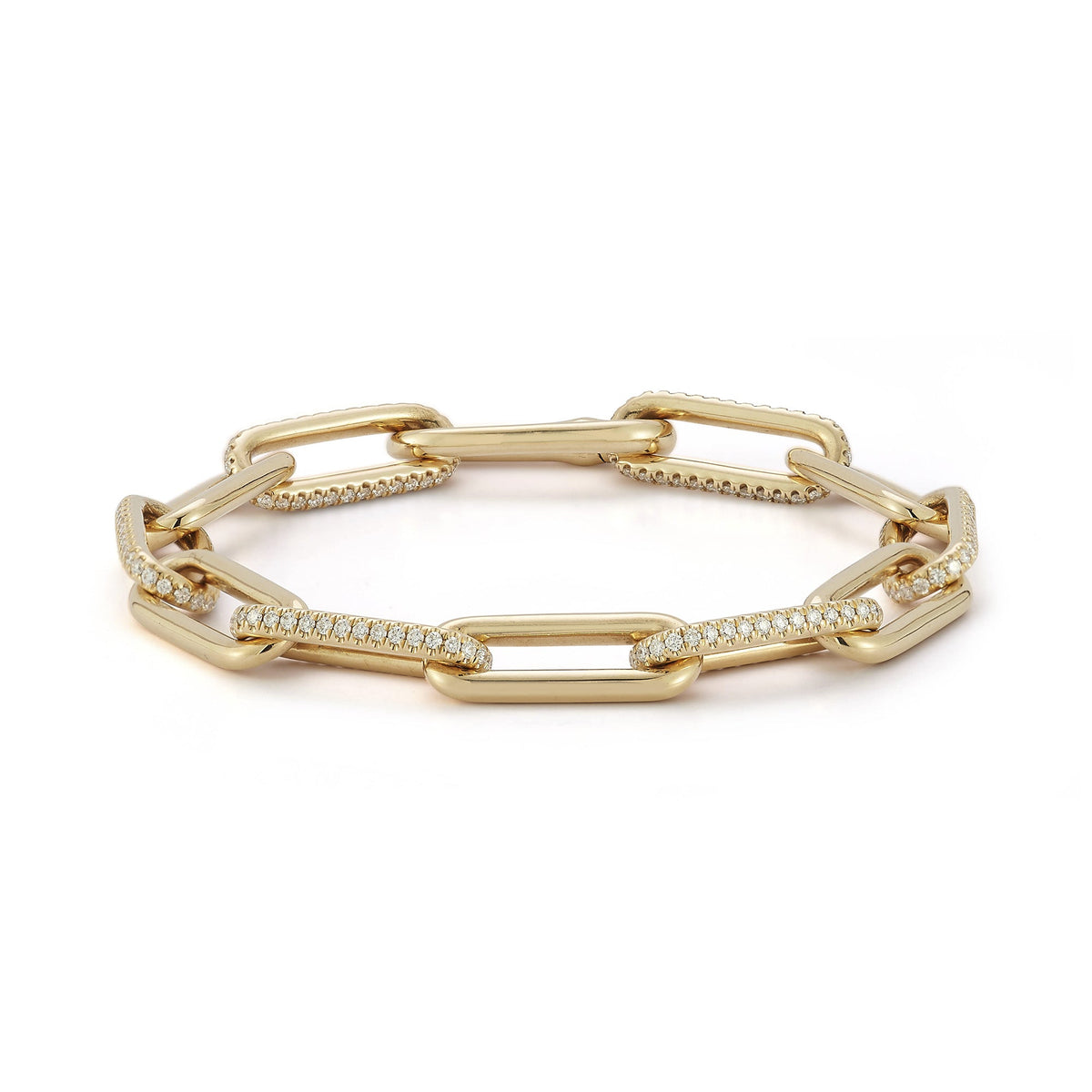 DRD Diamond Paperclip Bracelet