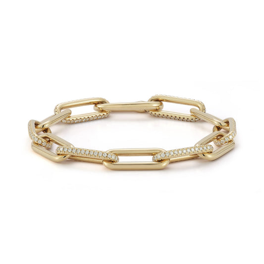 DRD Diamond Paperclip Bracelet