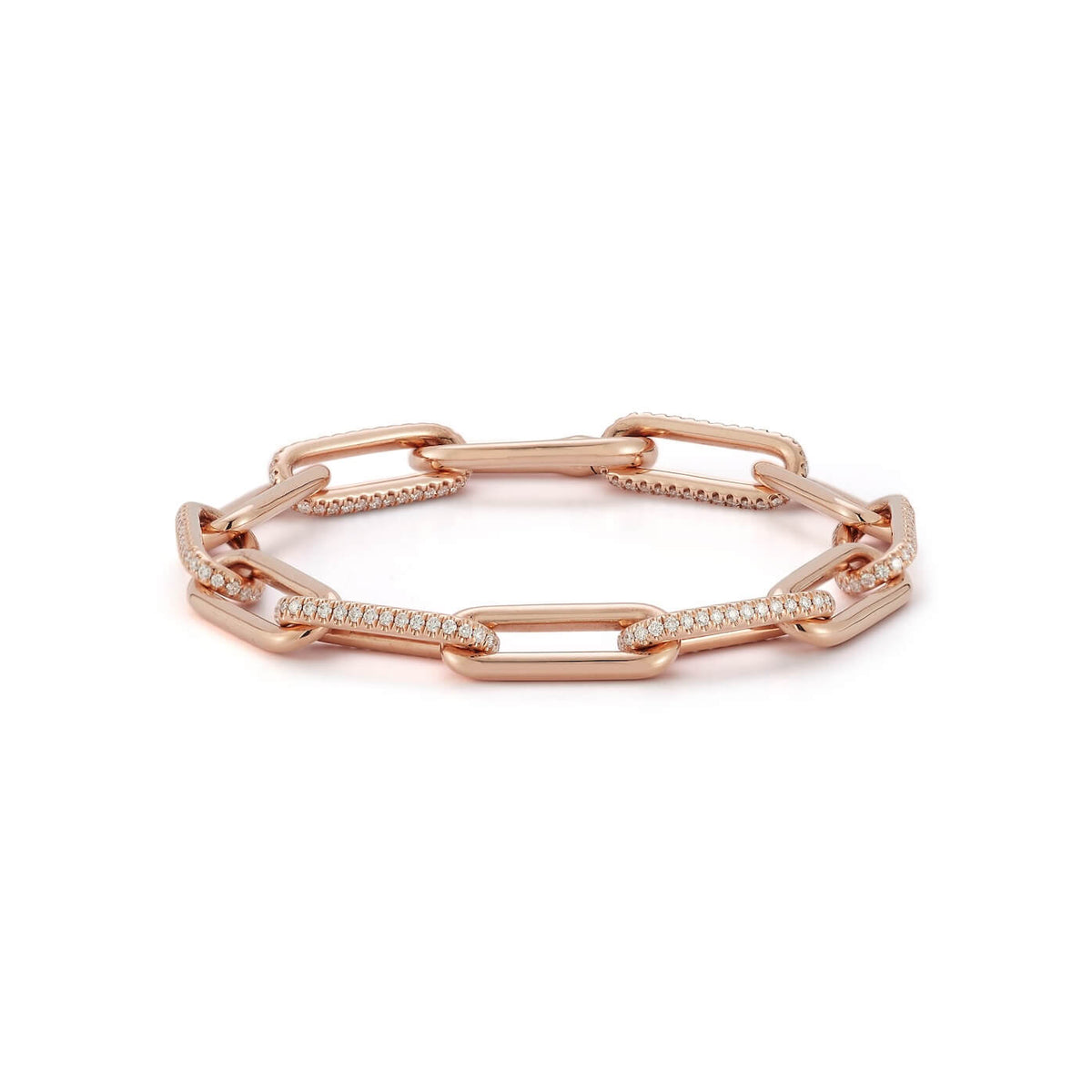 DRD Diamond Paperclip Bracelet