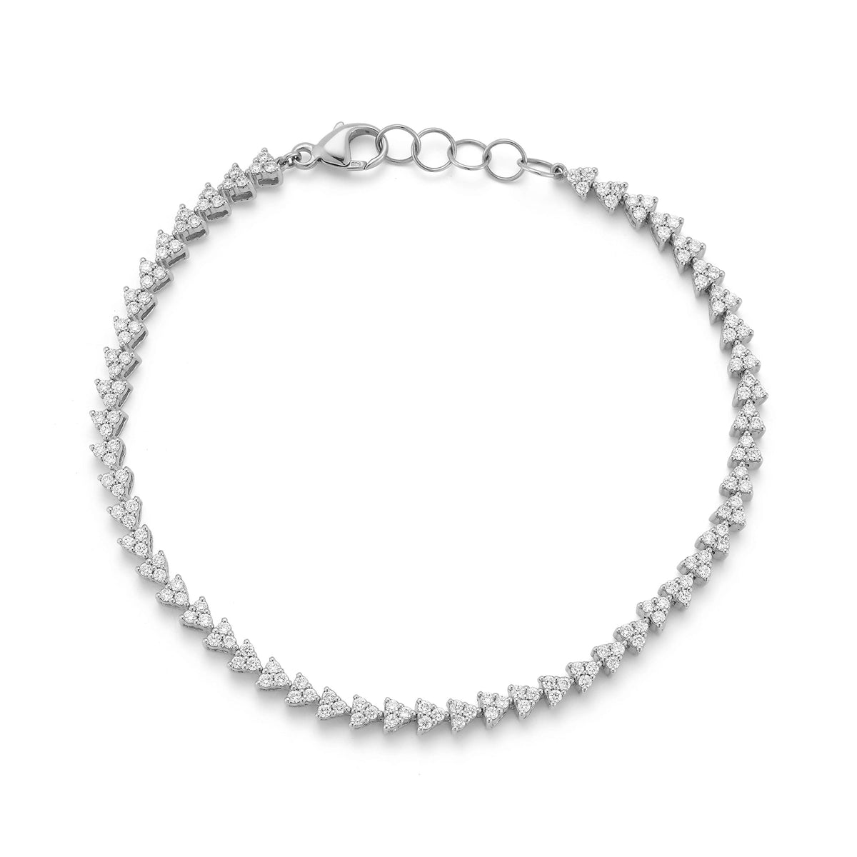 Emily Sarah Triangle Tennis Bracelet