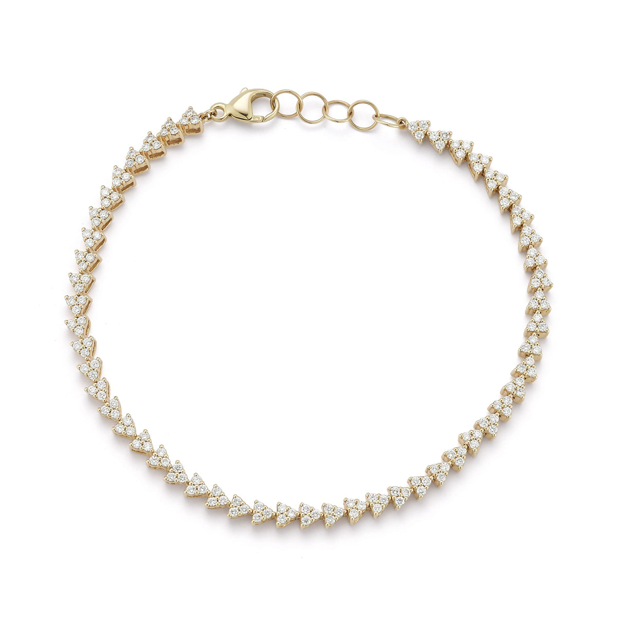 Emily Sarah Triangle Tennis Bracelet