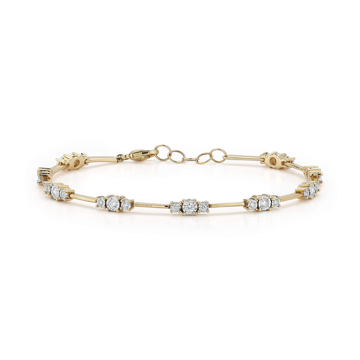 Ava Bea Spaced Tennis Bracelet