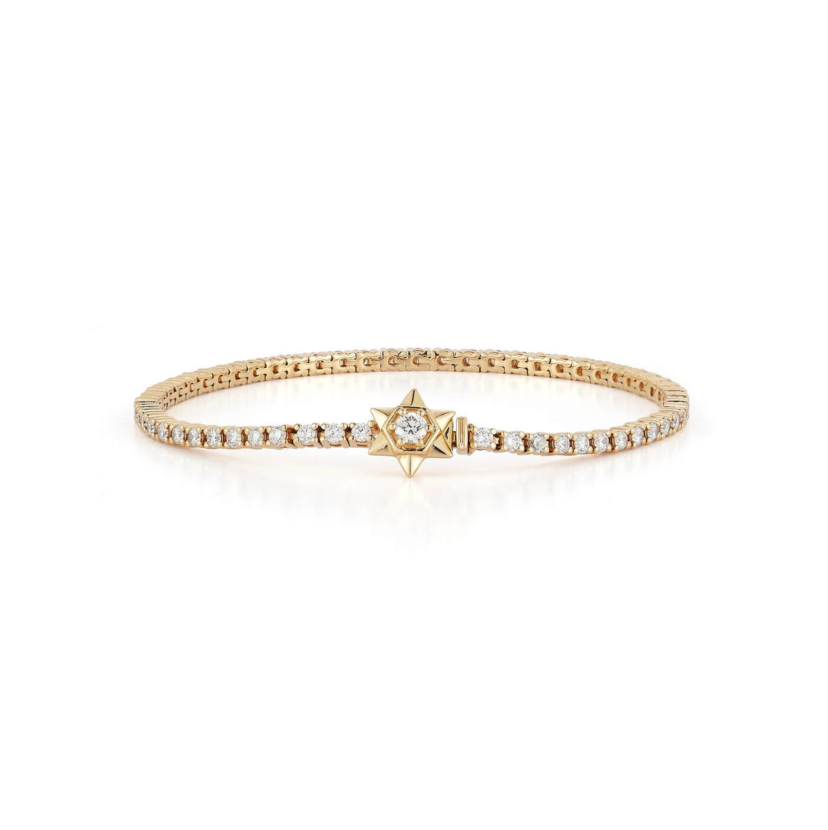 DRD Star Lock Tennis Bracelet