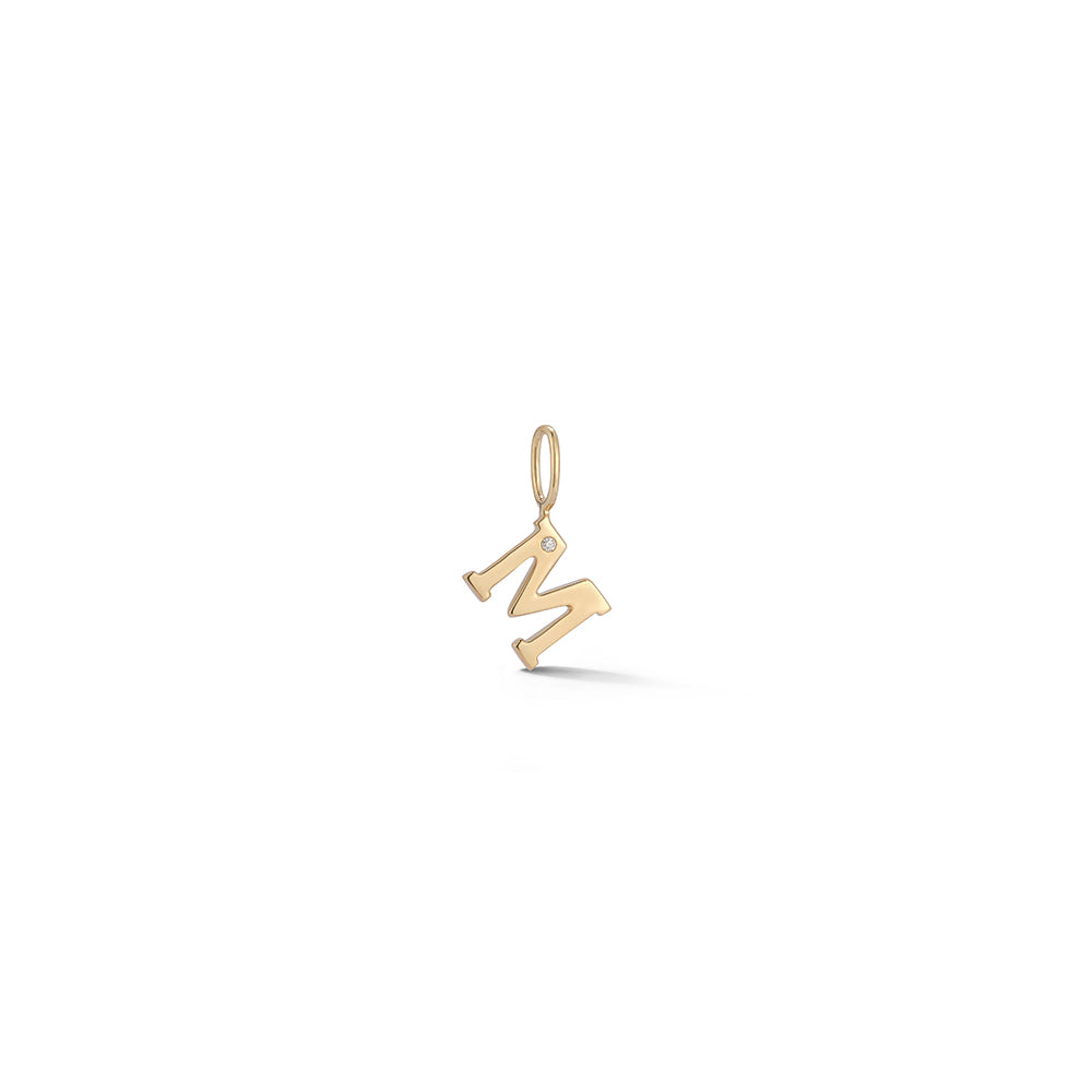 DRD Gold Initial Charm