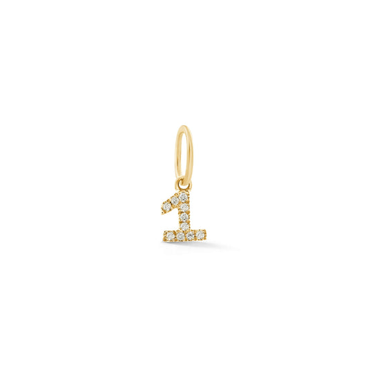 DRD Diamond Number Charm