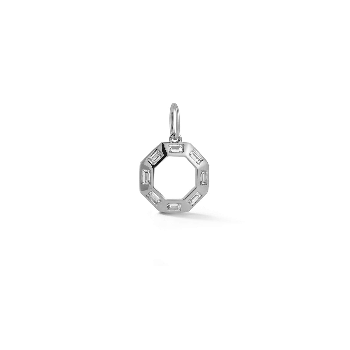 Sadie Pearl Hexagon Baguette Charm