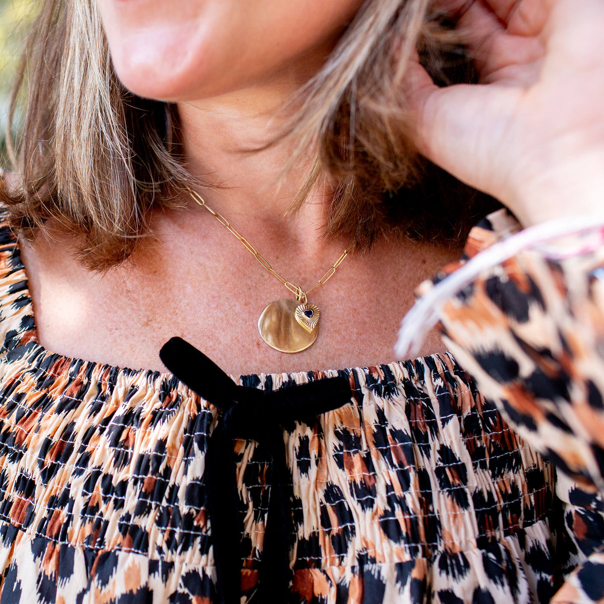 Liz Adams x DRD Sapphire Heart Charm