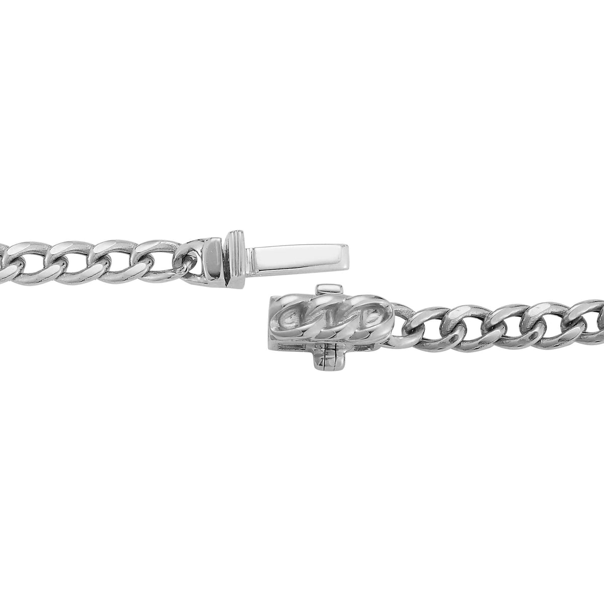 Sylvie Rose Cuban Chain Long Bar Necklace