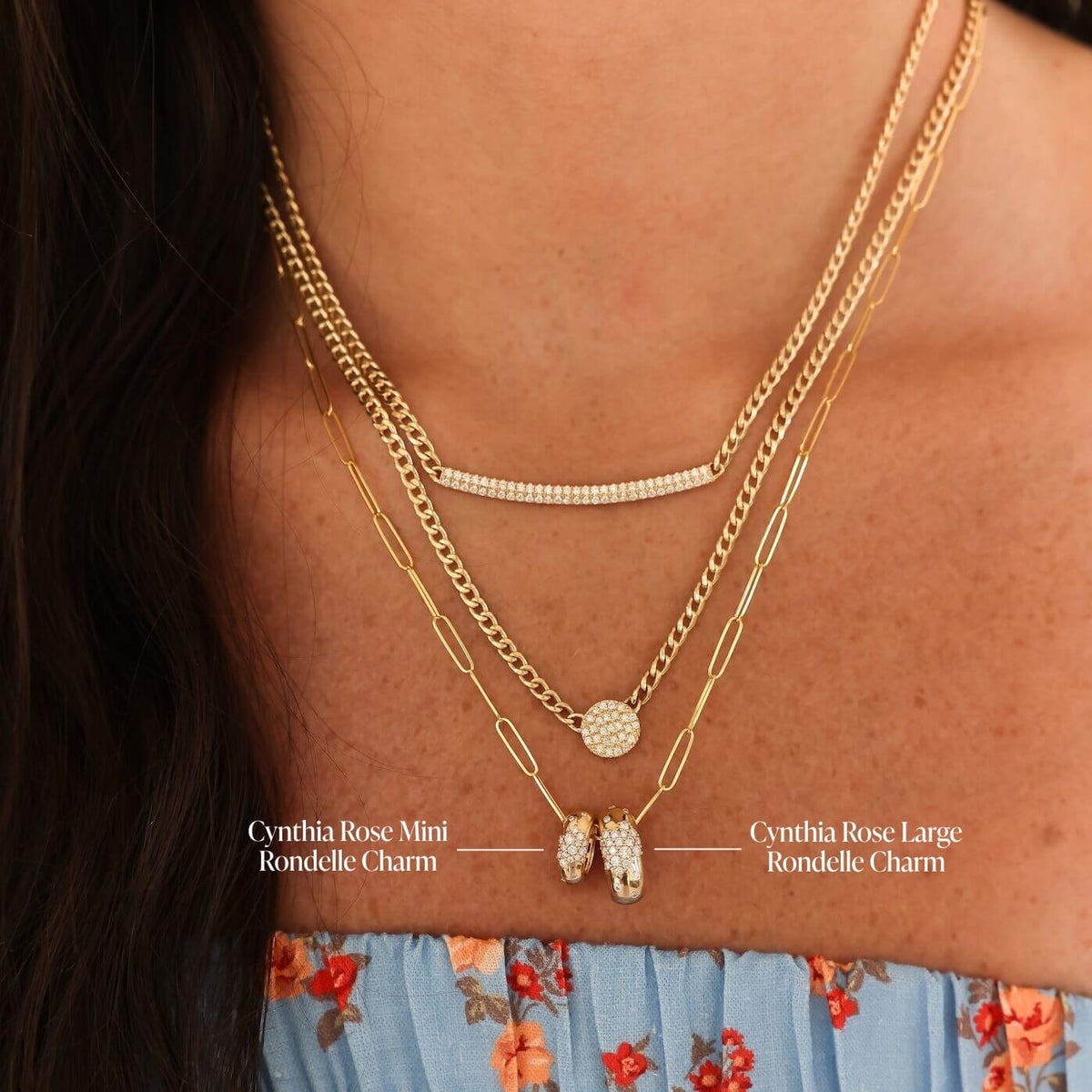 Cynthia Rose Large Rondelle Charm