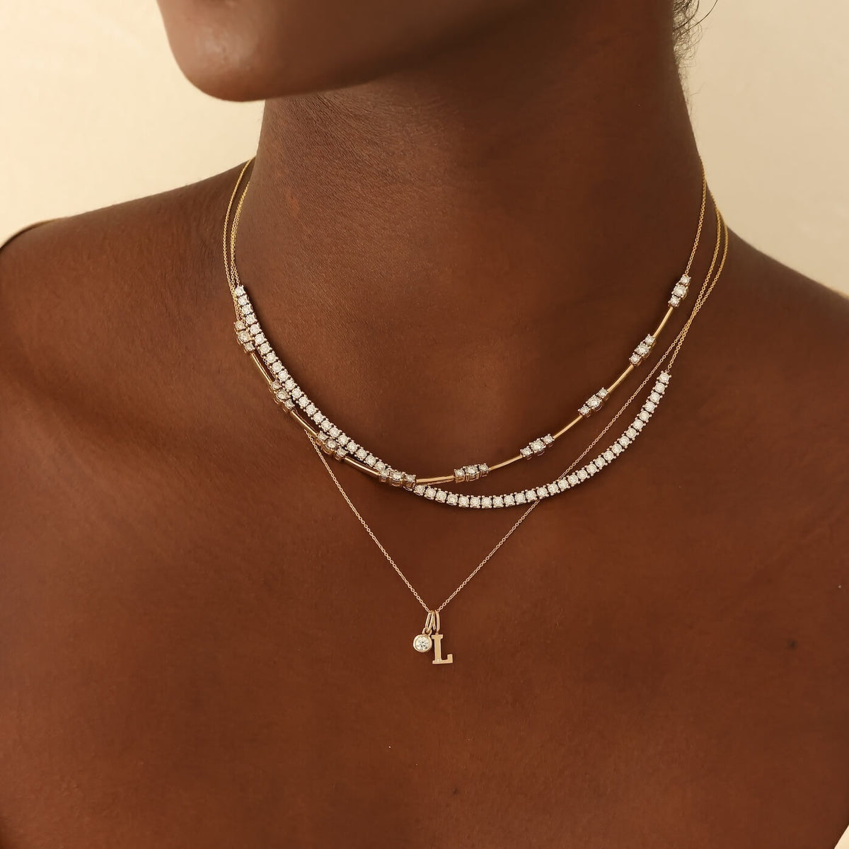 DRD Gold Initial Charm