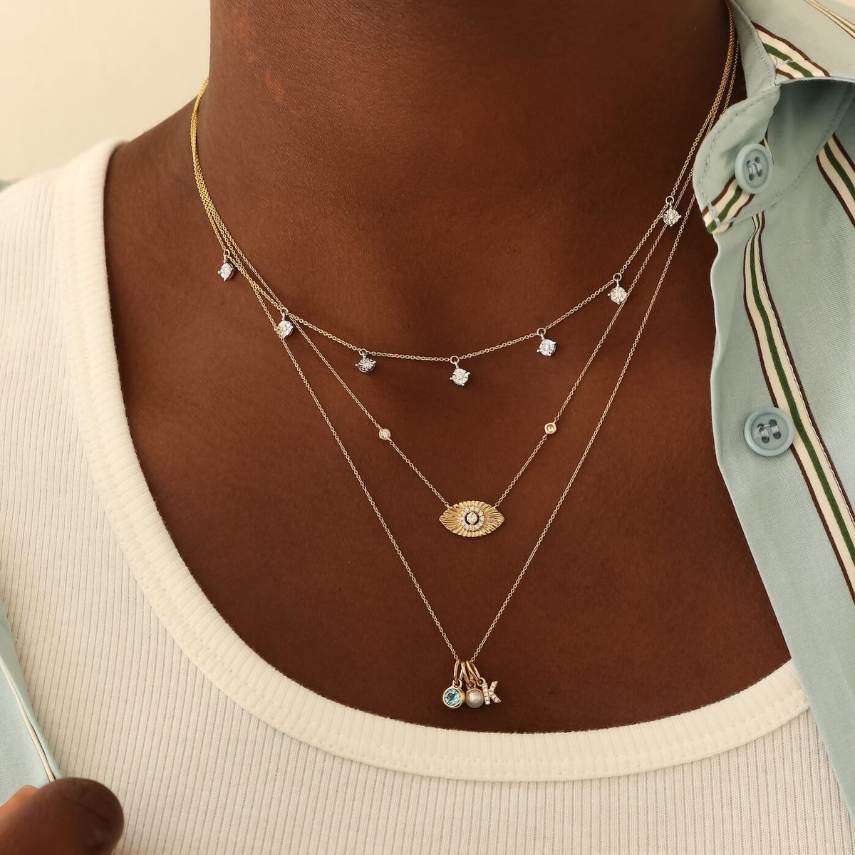 Ava Bea Station Necklace