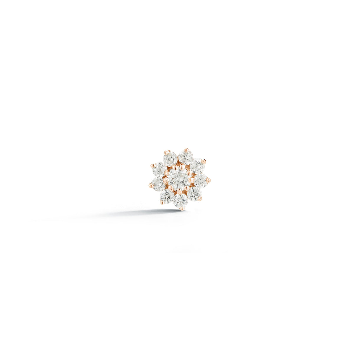 Jennifer Yamina Single Pointed Flower Stud