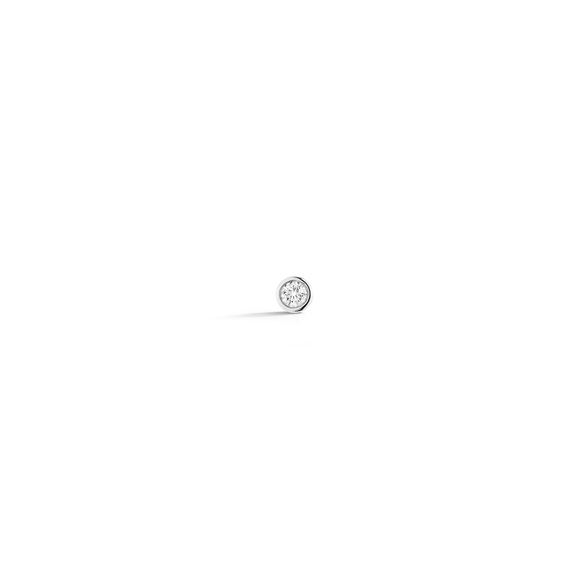 Lulu Jack Single Bezel Diamond Stud