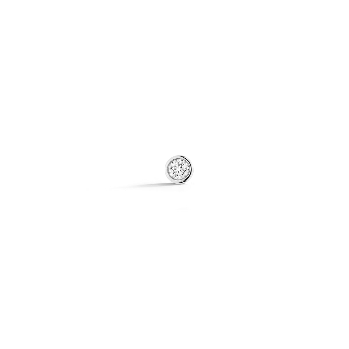 Lulu Jack Single Bezel Diamond Stud