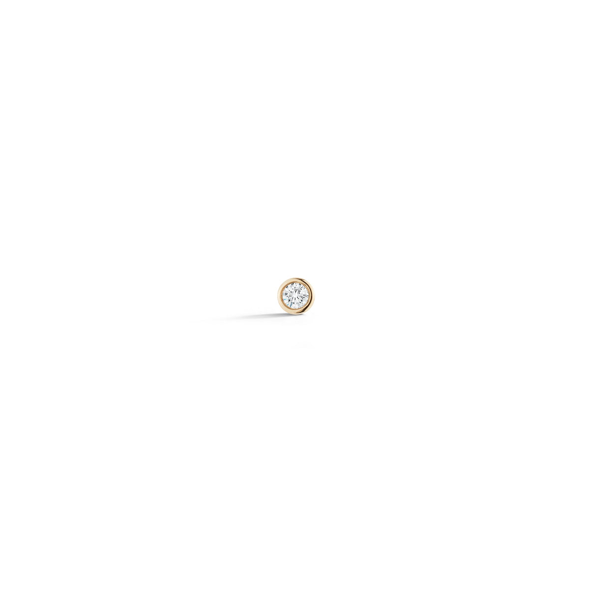 Lulu Jack Single Bezel Diamond Stud