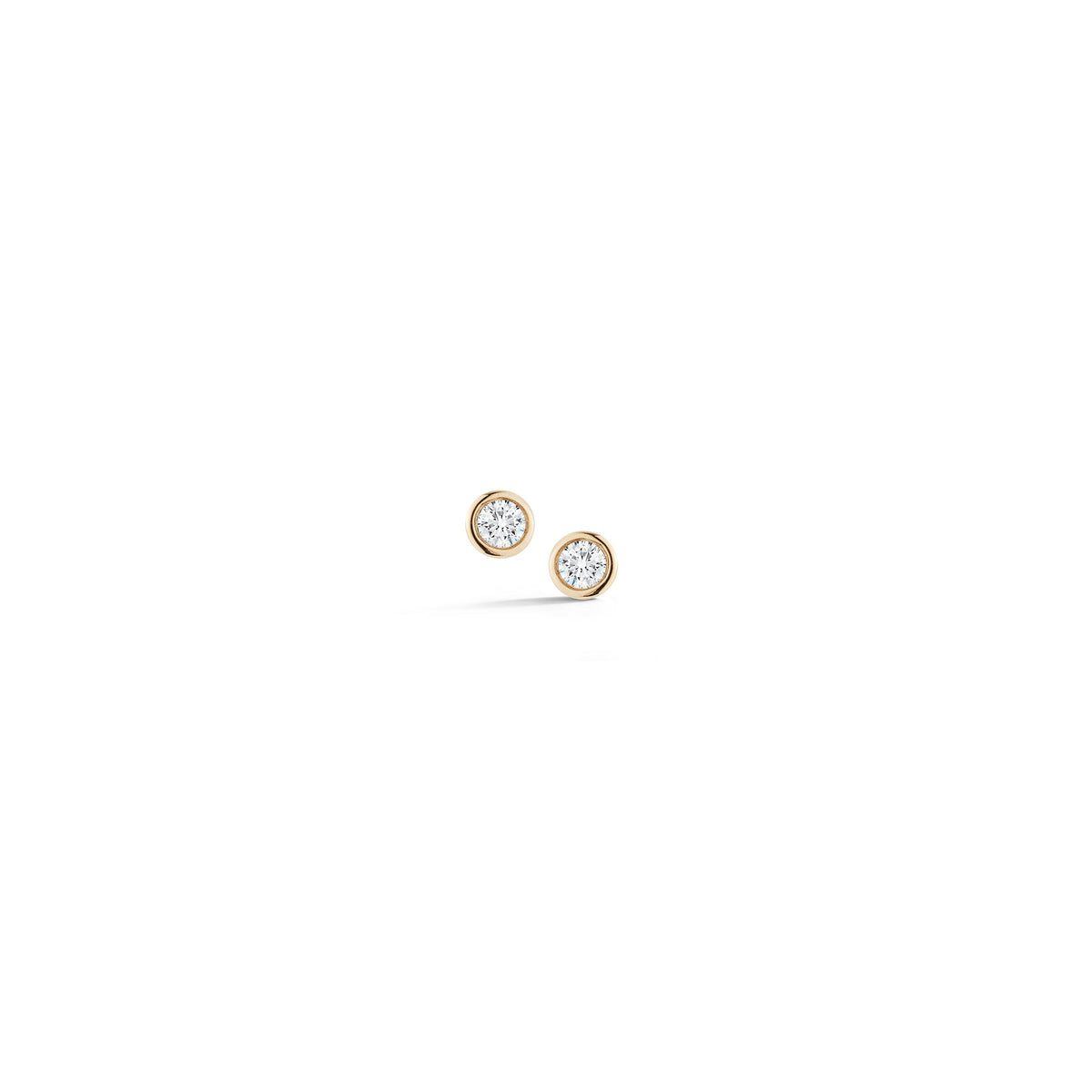 Lulu Jack Bezel Diamond Studs