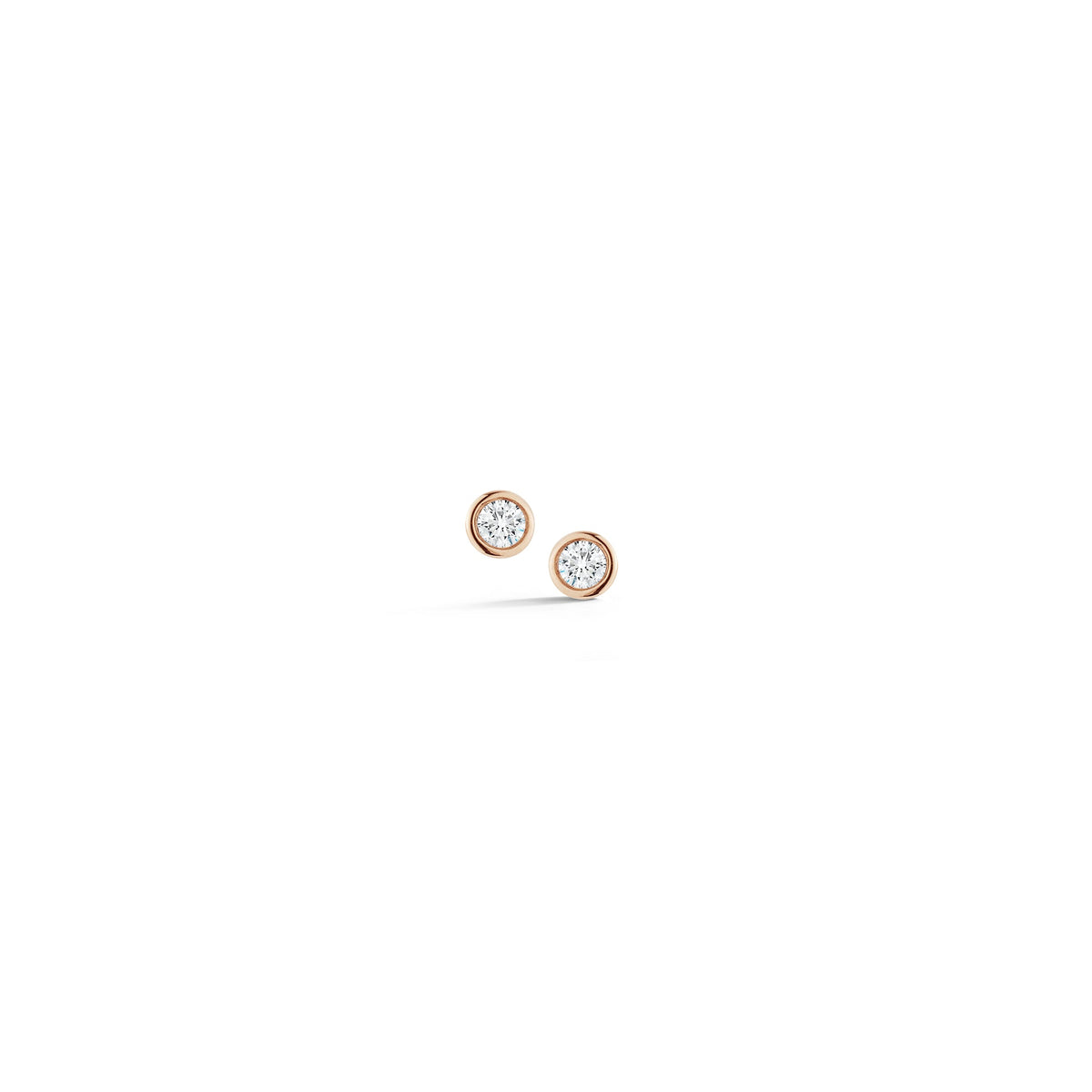 Lulu Jack Bezel Diamond Studs