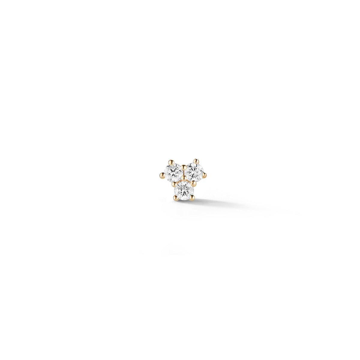 Mini Diamond Single Trio Stud
