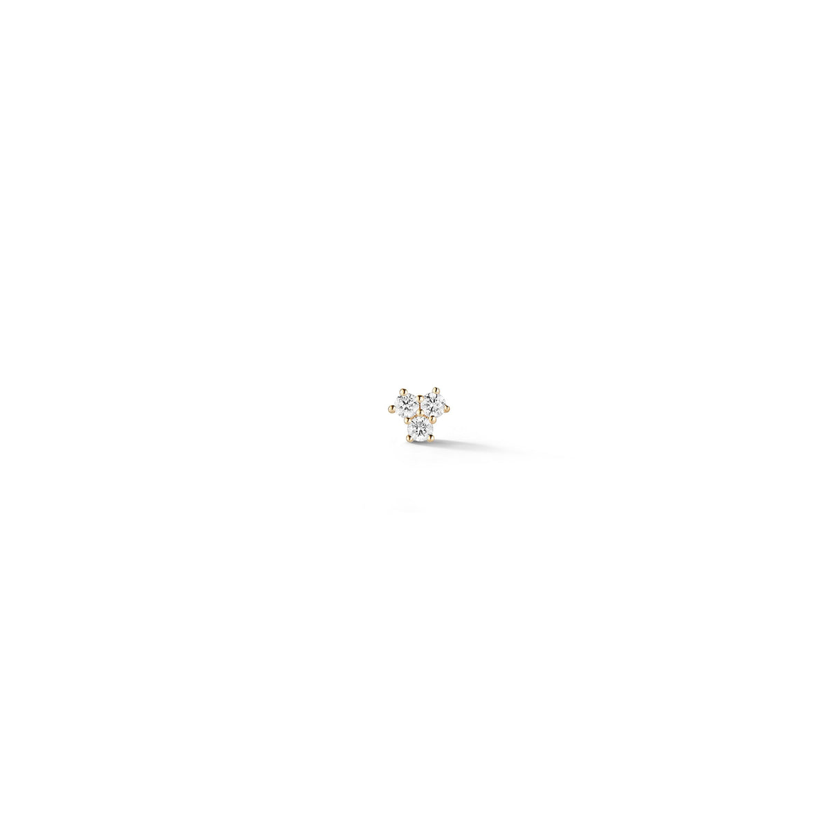 Mini Diamond Single Trio Stud