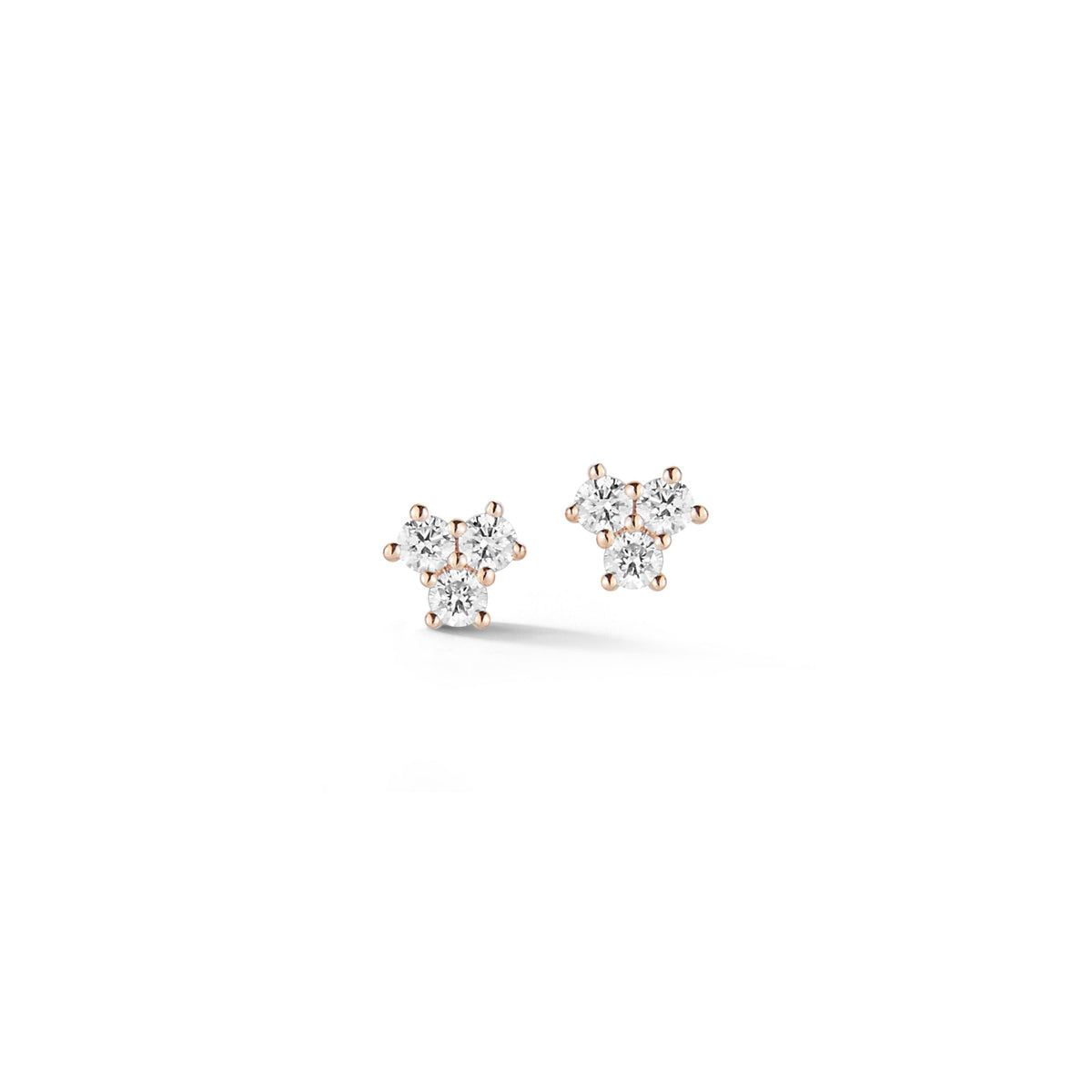 Mini Diamond Trio Studs