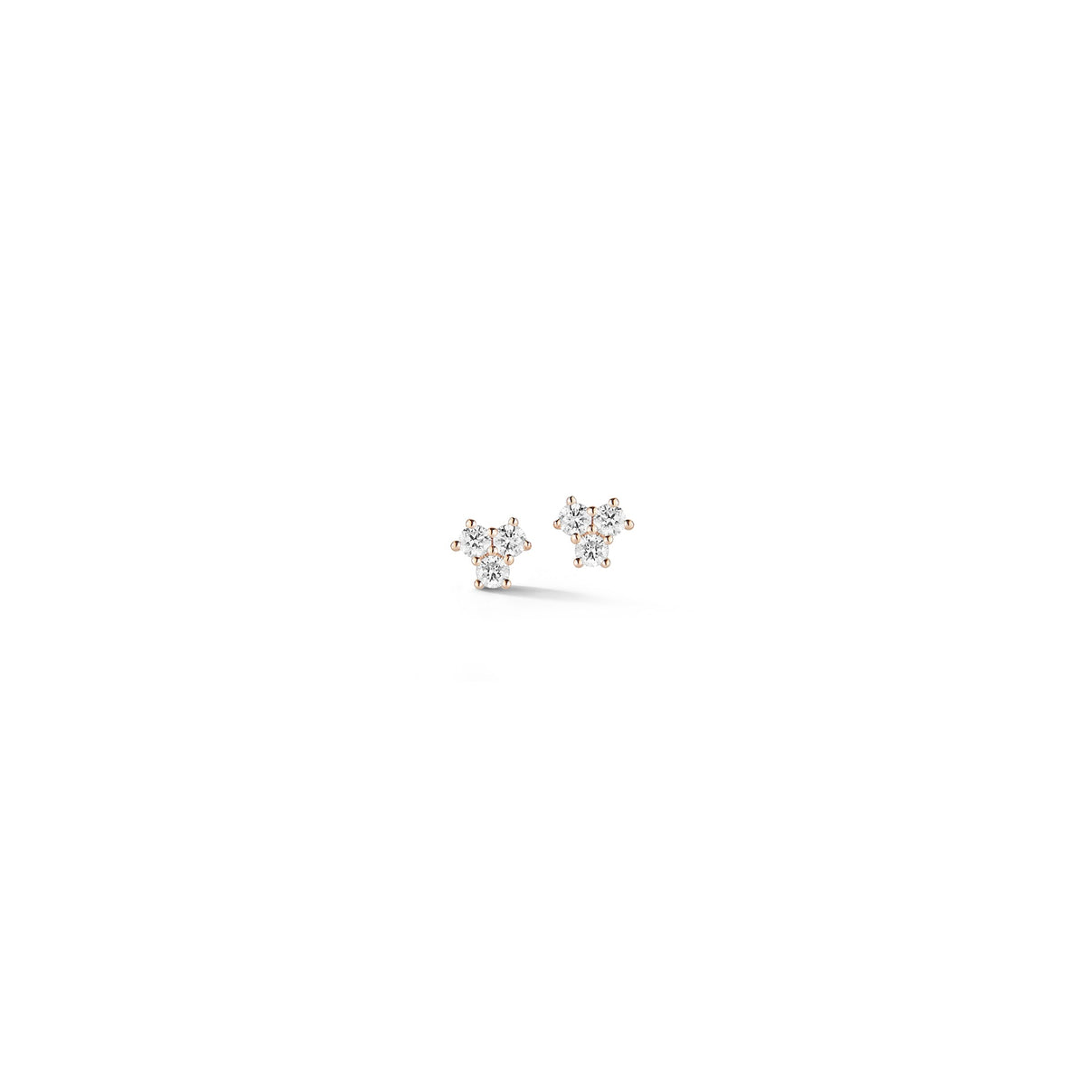 Mini Diamond Trio Studs