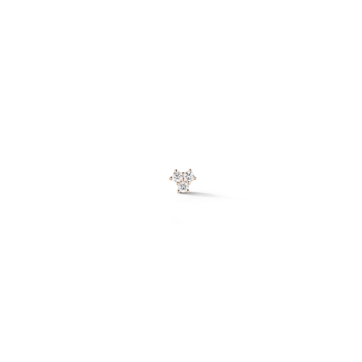 Mini Diamond Single Trio Stud