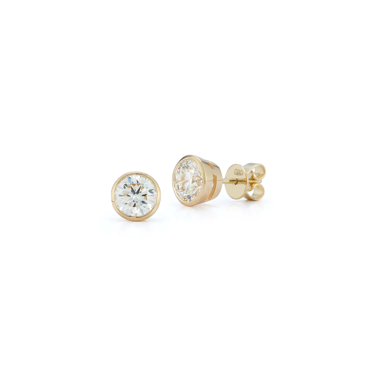 DRD Diamond Solitaire Studs 1.80 Ct. Total Weight