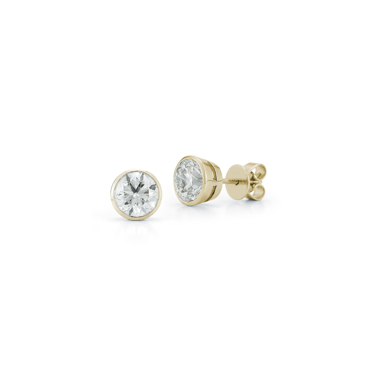 DRD Diamond Solitaire Studs 2.00 Ct. Total Weight