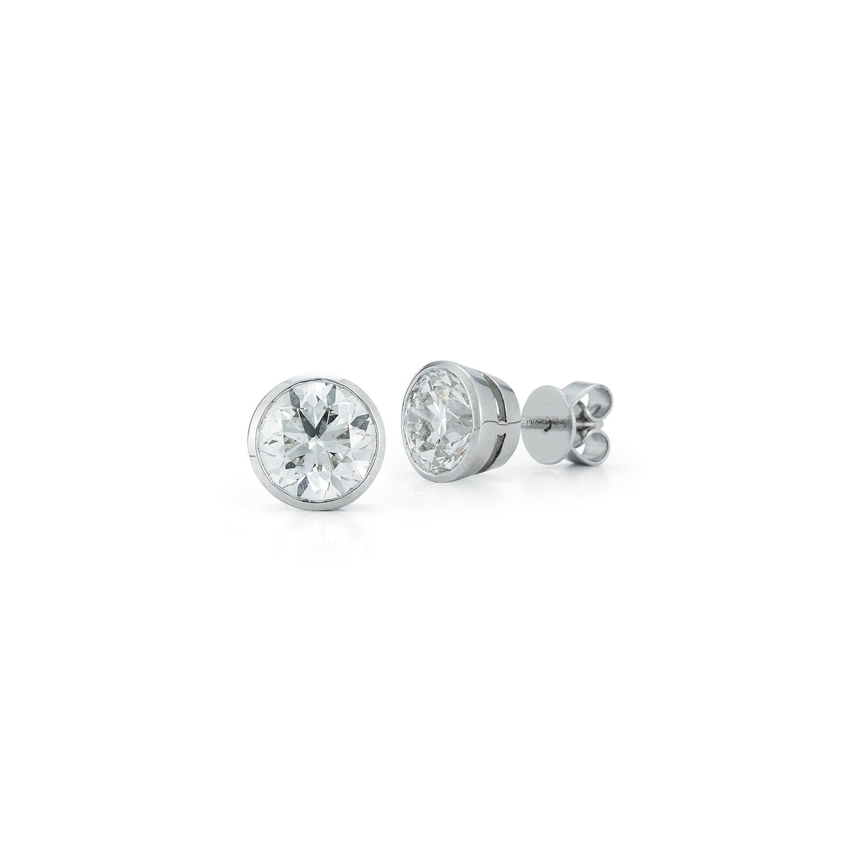 DRD Diamond Solitaire Studs 2.40 Ct. Total Weight